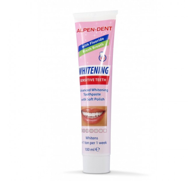 Отбеливающая зубная паста для чувствительных зубов Alpen-Dent Whitening Sensitive Teeth